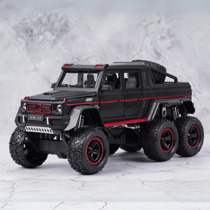 Mercedes Benz G63 AMG 6x6 V12 Off Road Metal Diecast Car - Scale 1:18