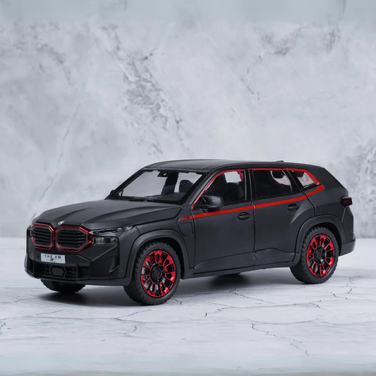 BMW Xm Black Metal Diecast Car - Scale 1:18