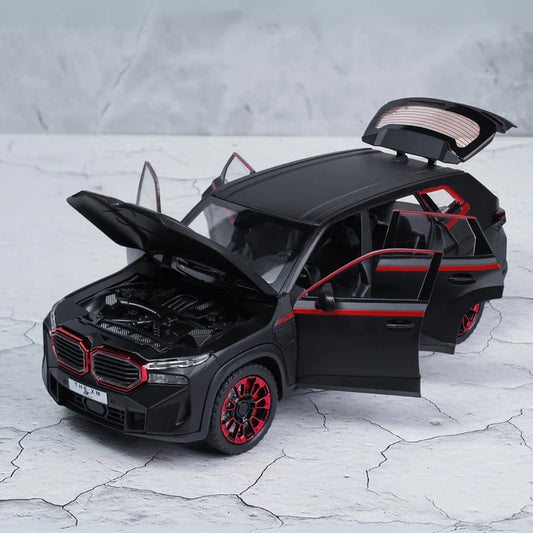 BMW Xm Black Metal Diecast Car - Scale 1:18