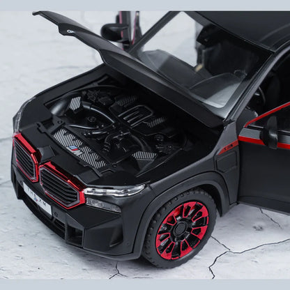 BMW Xm Black Metal Diecast Car - Scale 1:18