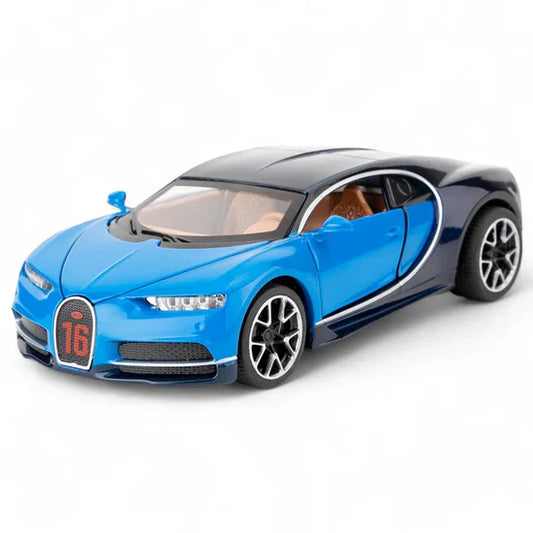 Bugatti Chiron Metal Diecast Car - Scale 1:24