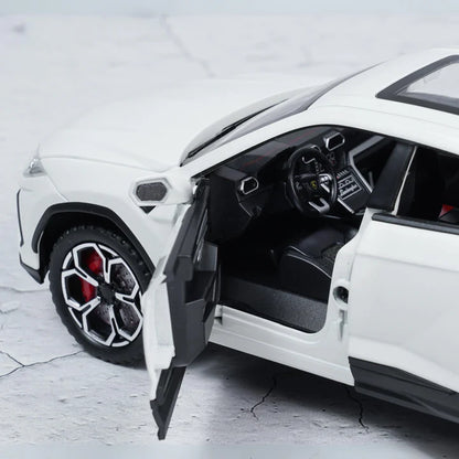 Lamborghini Urus White Metal Diecast Car - Scale 1:18