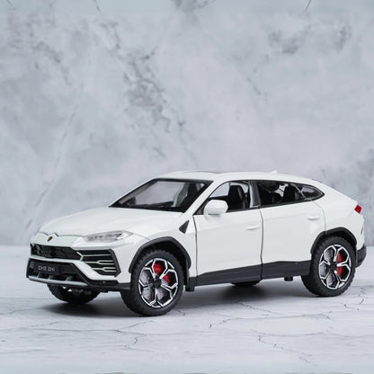 Lamborghini Urus White Metal Diecast Car - Scale 1:18