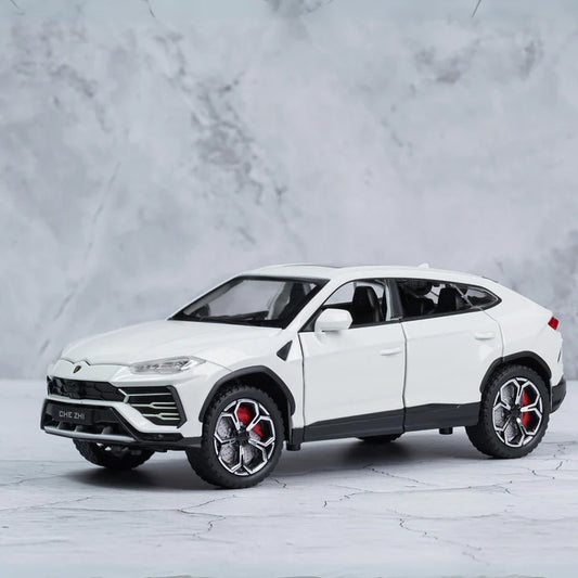 Lamborghini Urus White Metal Diecast Car - Scale 1:18
