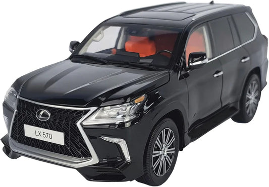 Lexus LX 570 Black Metal Diecast Car - Scale 1:18