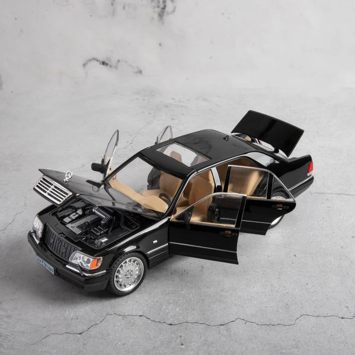 Merced Benz W140 Metal Diecast Car - Scale 1:18