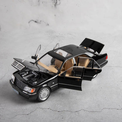 Merced Benz W140 Metal Diecast Car - Scale 1:18