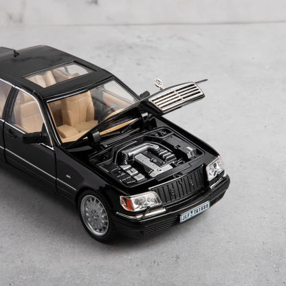Merced Benz W140 Metal Diecast Car - Scale 1:18