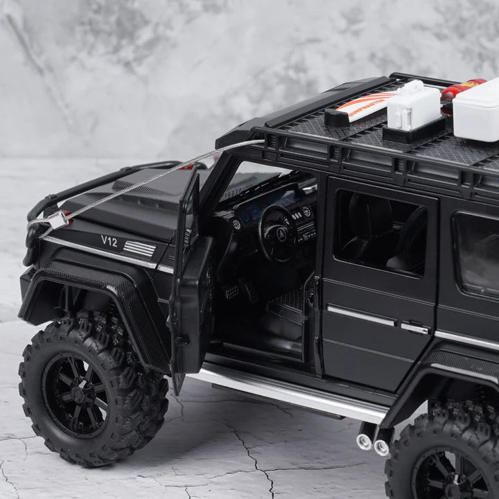 Mercedes Benz G-Class 4x4 Modified Metal Diecast Car - Scale 1:18