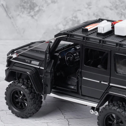 Mercedes Benz G-Class 4x4 Modified Metal Diecast Car - Scale 1:18