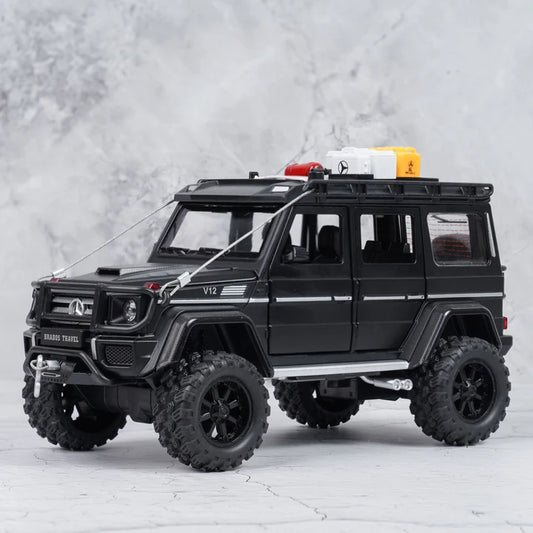 Mercedes Benz G-Class 4x4 Modified Metal Diecast Car - Scale 1:18