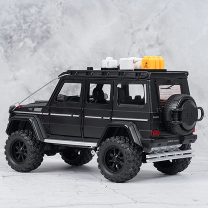 Mercedes Benz G-Class 4x4 Modified Metal Diecast Car - Scale 1:18