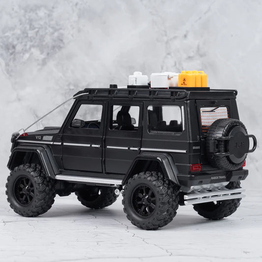 Mercedes Benz G-Class 4x4 Modified Metal Diecast Car - Scale 1:18