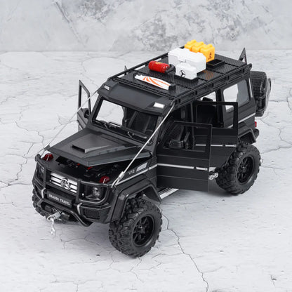 Mercedes Benz G-Class 4x4 Modified Metal Diecast Car - Scale 1:18