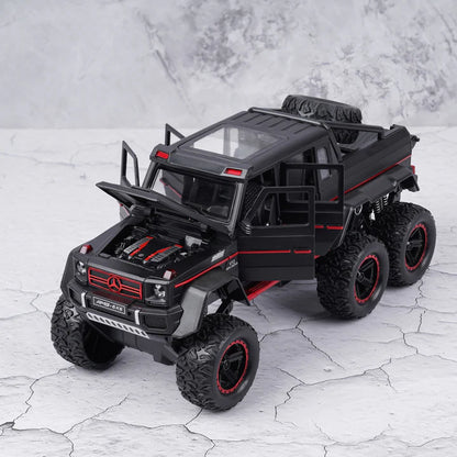 Mercedes Benz G63 AMG 6x6 V12 Off Road Metal Diecast Car - Scale 1:18