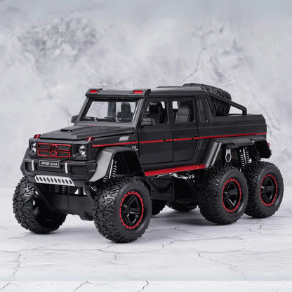 Mercedes Benz G63 AMG 6x6 V12 Off Road Metal Diecast Car - Scale 1:18