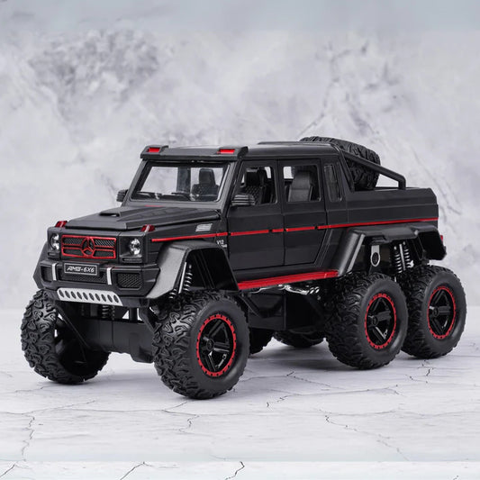 Mercedes Benz G63 AMG 6x6 V12 Off Road Metal Diecast Car - Scale 1:18