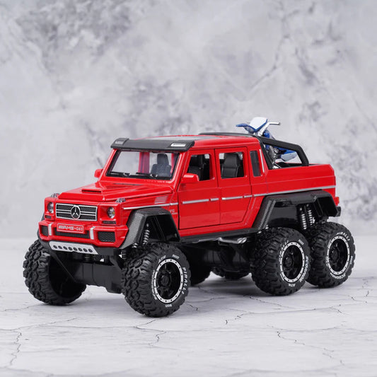 Merced Benz G63 AMG 6x6 Adventure Metal Diecast Car - Scale 1:18