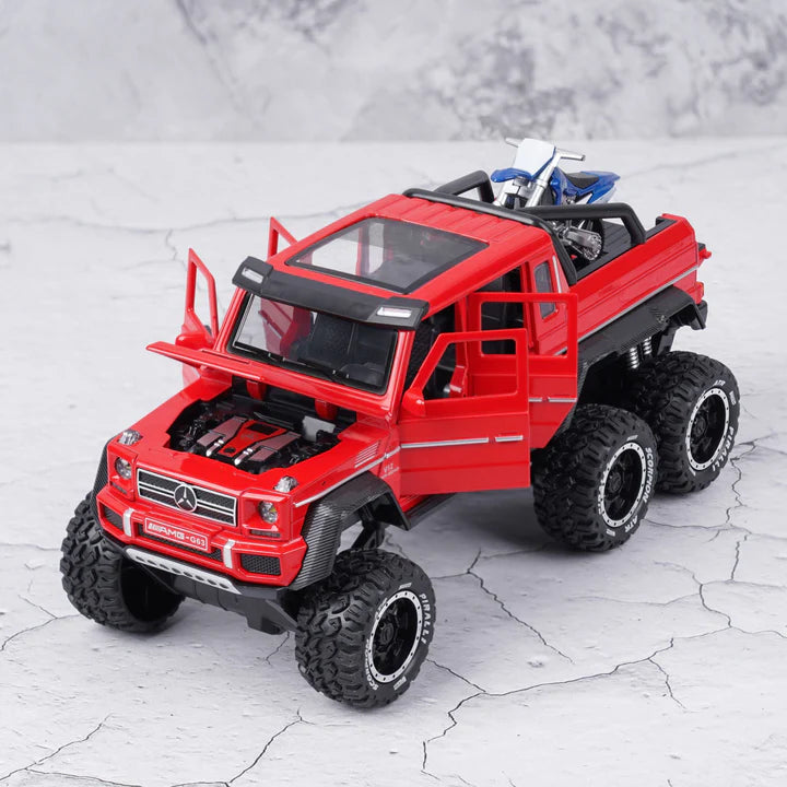 Merced Benz G63 AMG 6x6 Adventure Metal Diecast Car - Scale 1:18