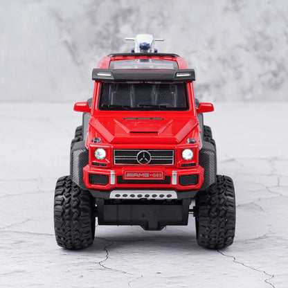 Merced Benz G63 AMG 6x6 Adventure Metal Diecast Car - Scale 1:18