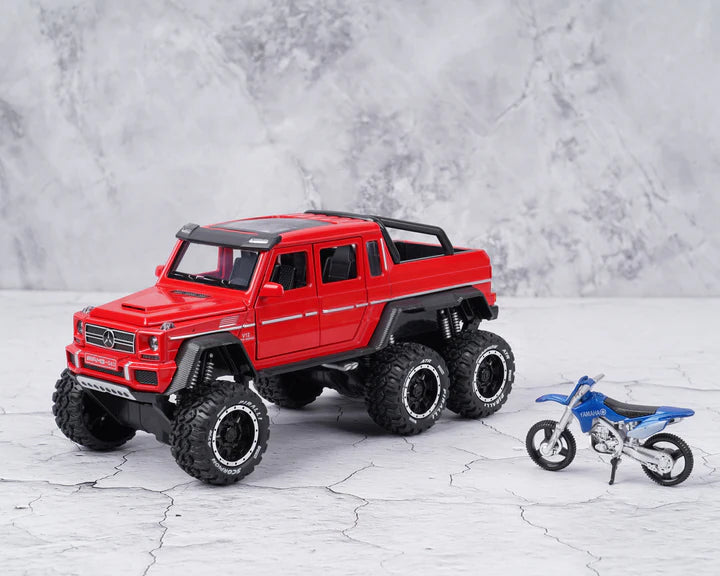 Merced Benz G63 AMG 6x6 Adventure Metal Diecast Car - Scale 1:18