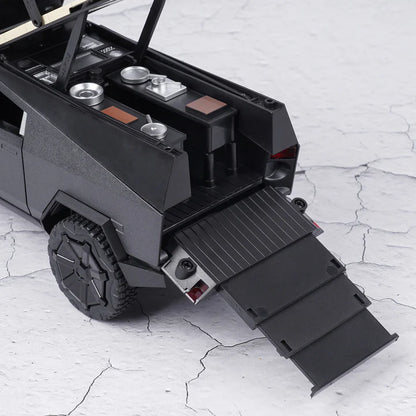 Tesla Cybertruck Camping RV Metal Diecast Car - Scale 1:18