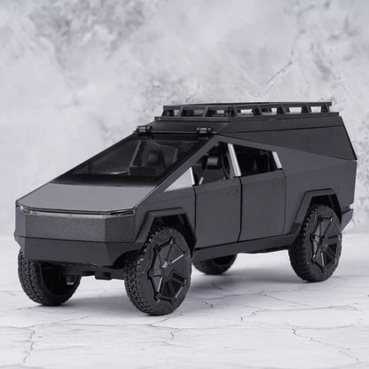 Tesla Cybertruck Camping RV Metal Diecast Car - Scale 1:18
