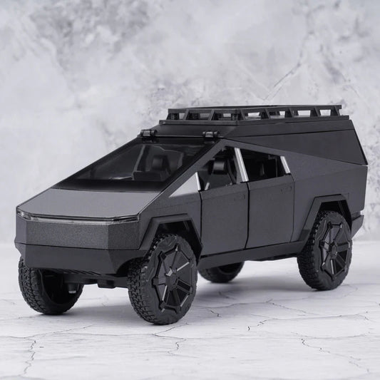 Tesla Cybertruck Camping RV Metal Diecast Car - Scale 1:18