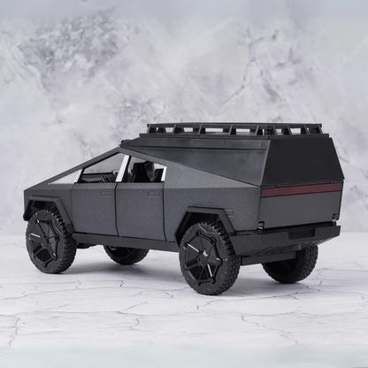 Tesla Cybertruck Camping RV Metal Diecast Car - Scale 1:18