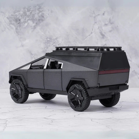 Tesla Cybertruck Camping RV Metal Diecast Car - Scale 1:18