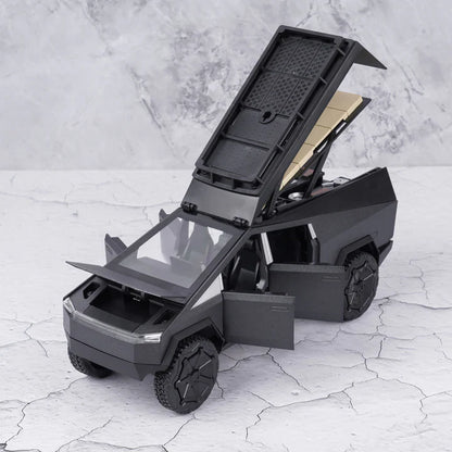Tesla Cybertruck Camping RV Metal Diecast Car - Scale 1:18
