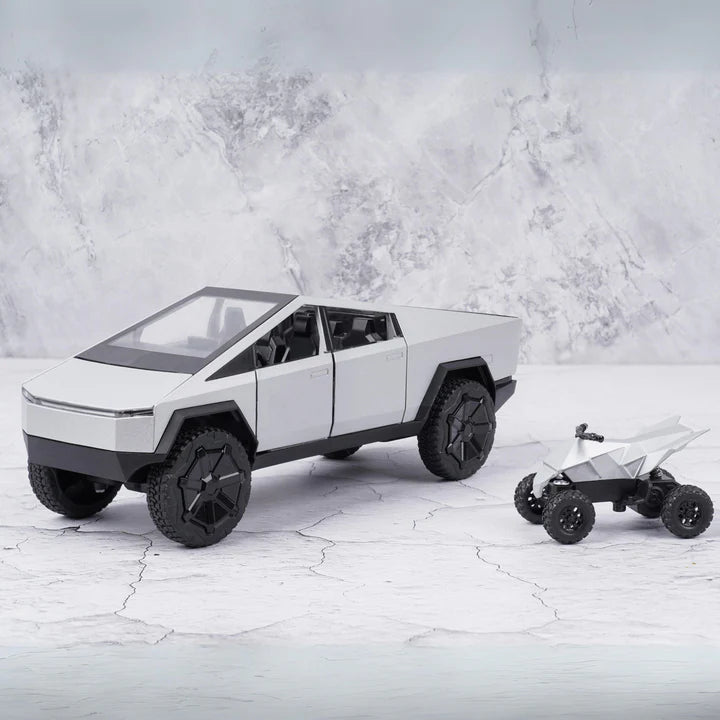Tesla Cybertruck DC All Wheel Drive Metal Diecast Car - Scale 1:18