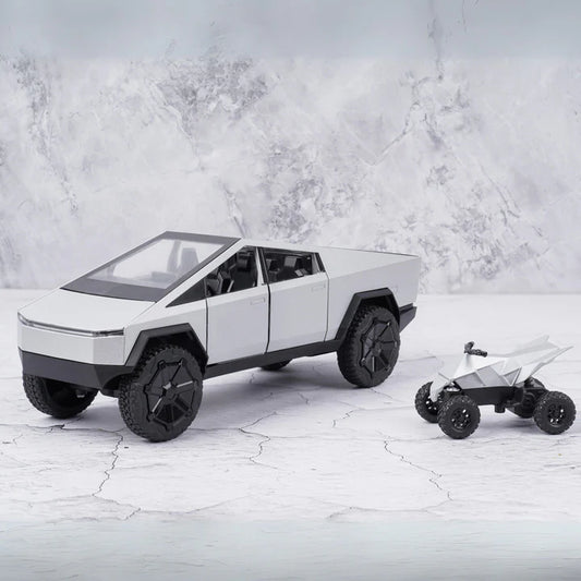 Tesla Cybertruck DC All Wheel Drive Metal Diecast Car - Scale 1:18