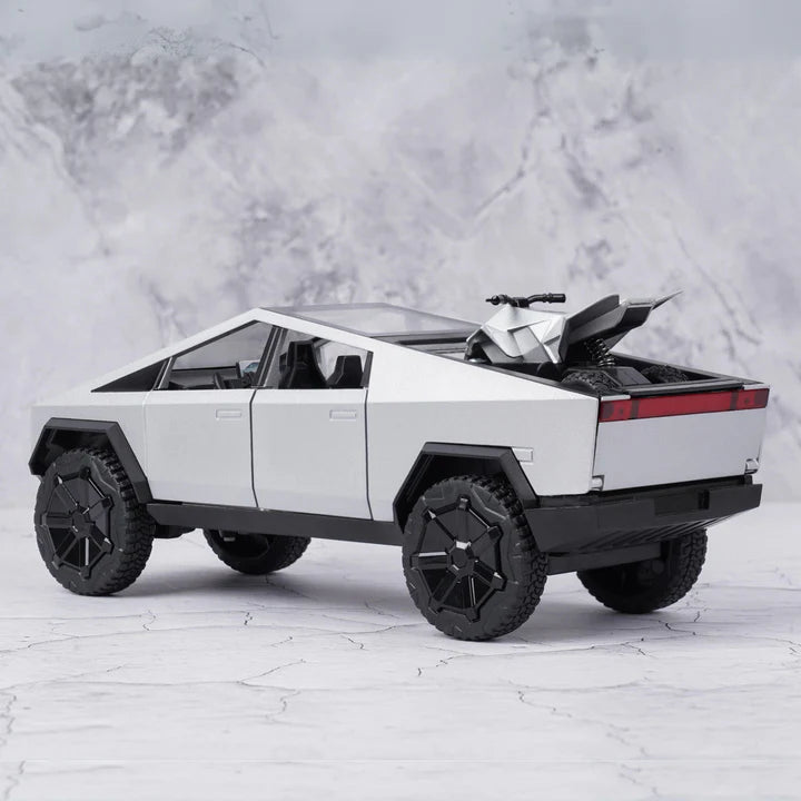 Tesla Cybertruck DC All Wheel Drive Metal Diecast Car - Scale 1:18