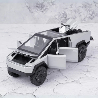 Tesla Cybertruck DC All Wheel Drive Metal Diecast Car - Scale 1:18