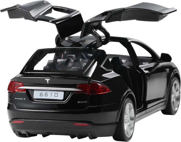Tesla Model X90 Metal Diecast Car - Scale 1:18