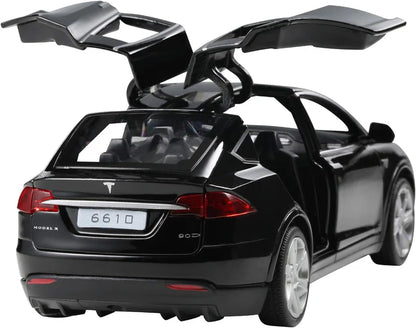 Tesla Model X90 Metal Diecast Car - Scale 1:18