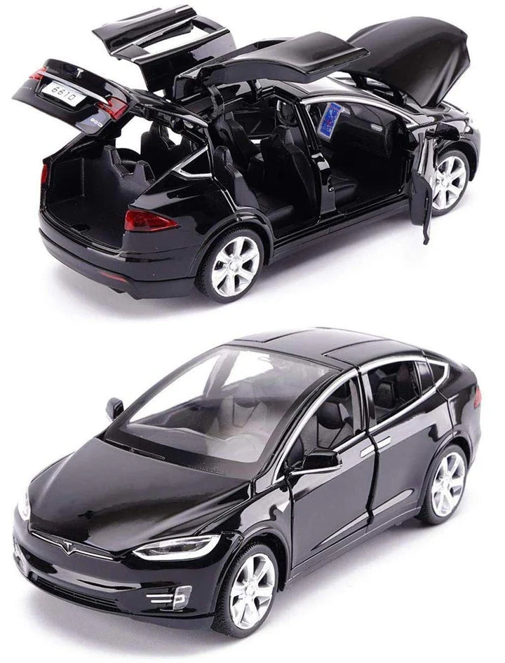 Tesla Model X90 Metal Diecast Car - Scale 1:18