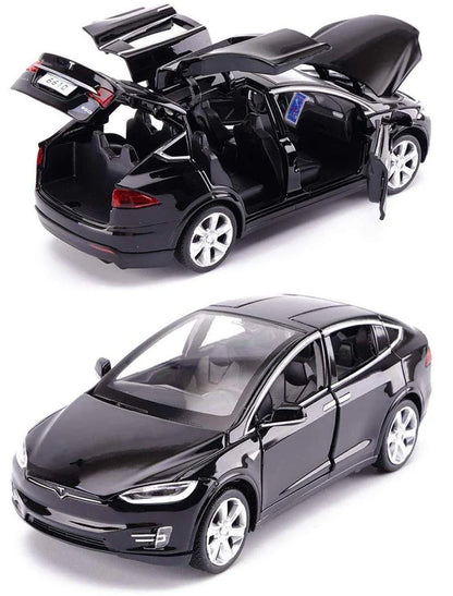 Tesla Model X90 Metal Diecast Car - Scale 1:18