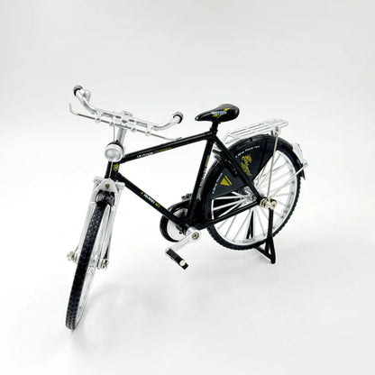 Classic Vintage Black Metal Diecast Bicycle