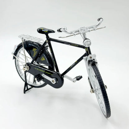 Classic Vintage Black Metal Diecast Bicycle